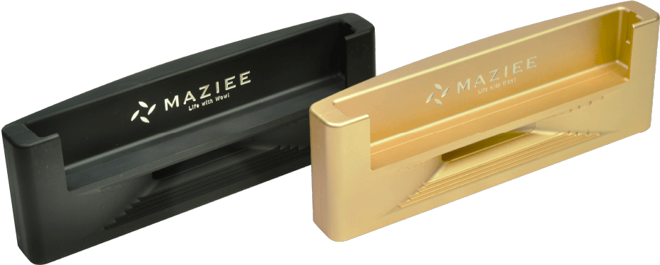 電源不要の高音質スピーカー・MAZIEE(マジー)ゴールド&ブラック